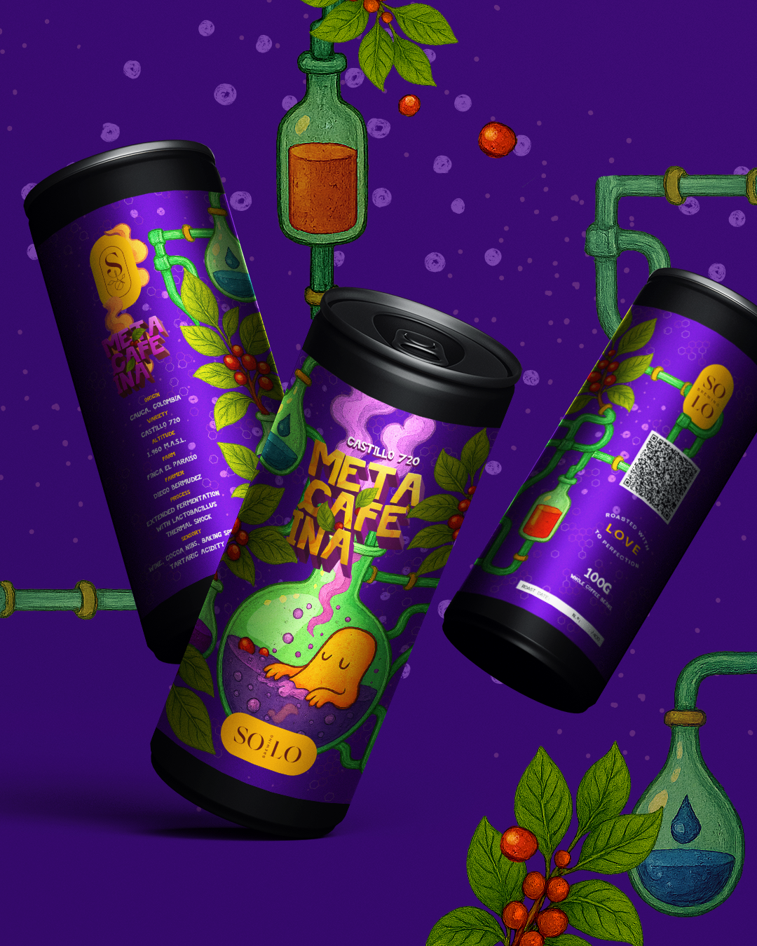 Metacafeína - Castillo 720 by Diego Bermudez (100g Whole Beans)