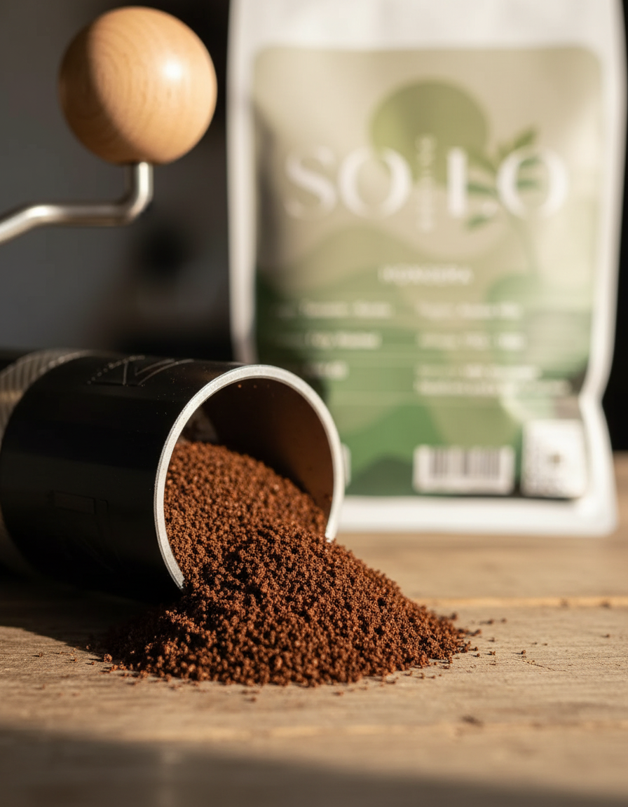 Grinder Essentials Kit - Fresh Grounds Detail