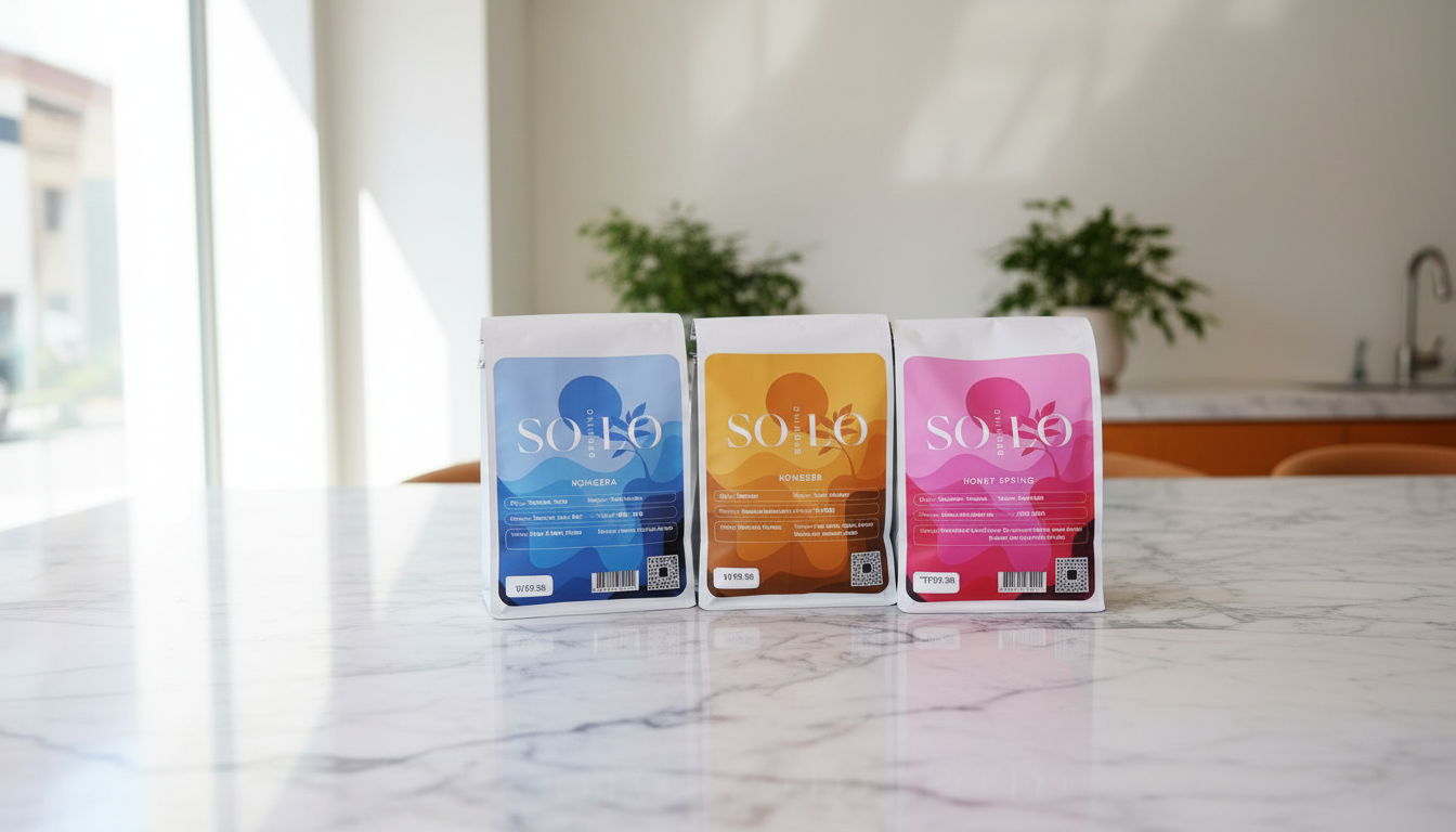 1kg bags on marble surface