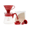 Hario V60 DRIPPER E SERVER RED