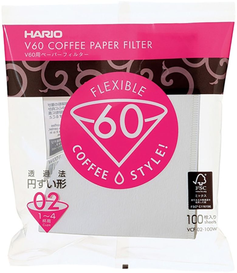 FILTRO Hario V60 02 TABED VCF-02-100W
