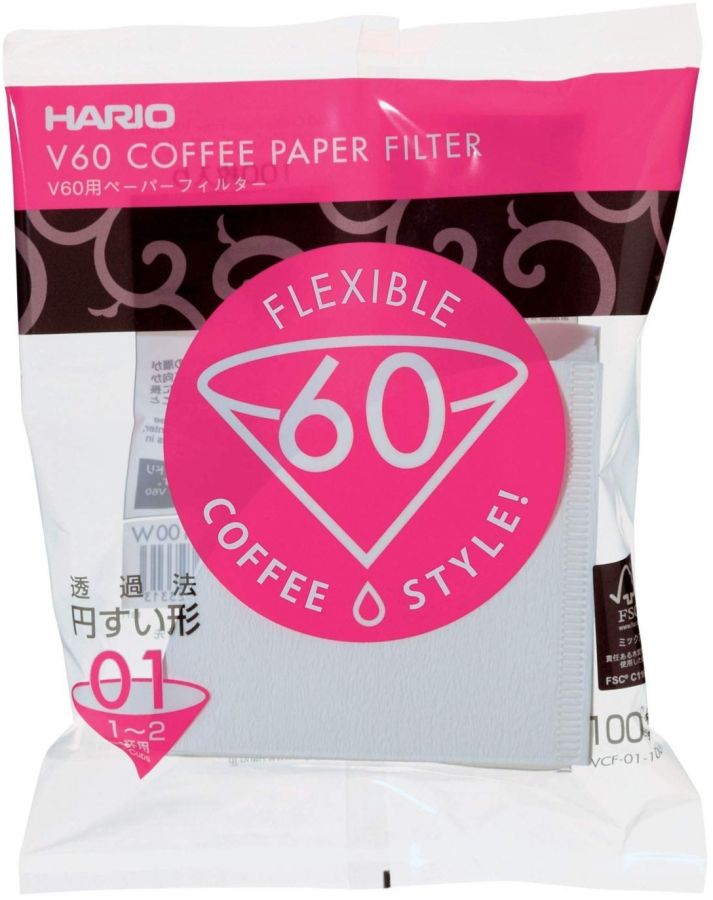 FILTRO Hario V60 01 TABED VCF-01-100W