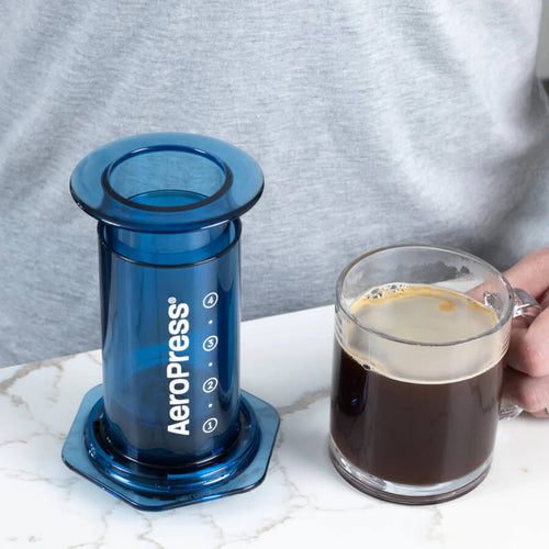 AeroPress Clear Blue
