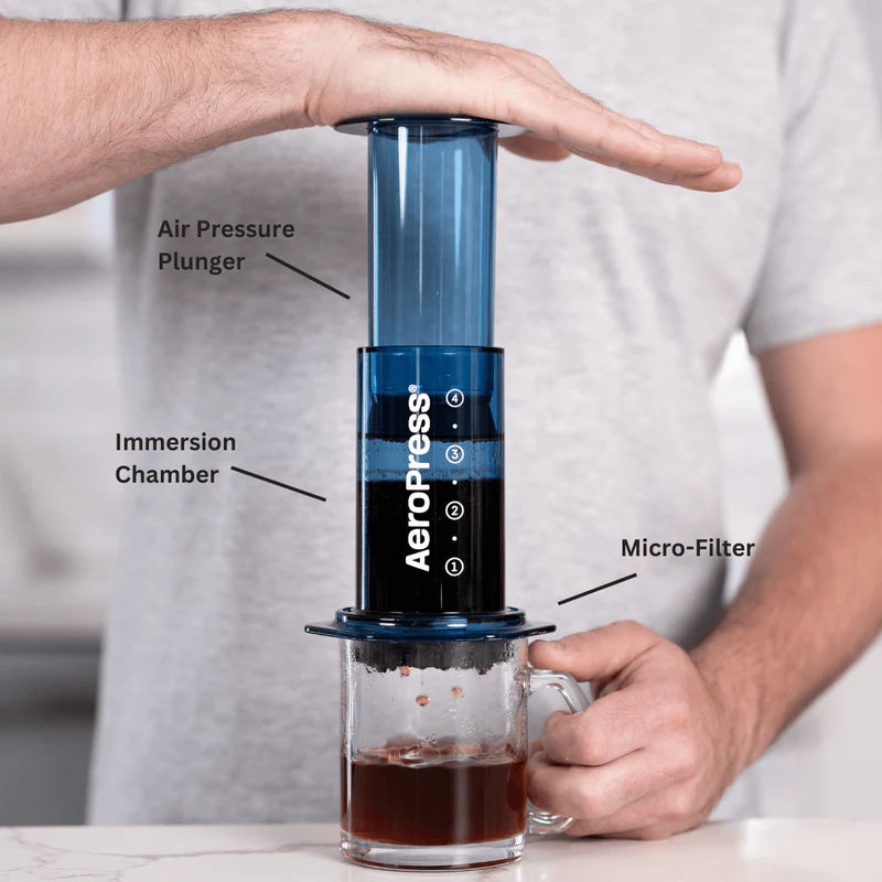 AEROPRESS ROJO TRANSPARENTE
