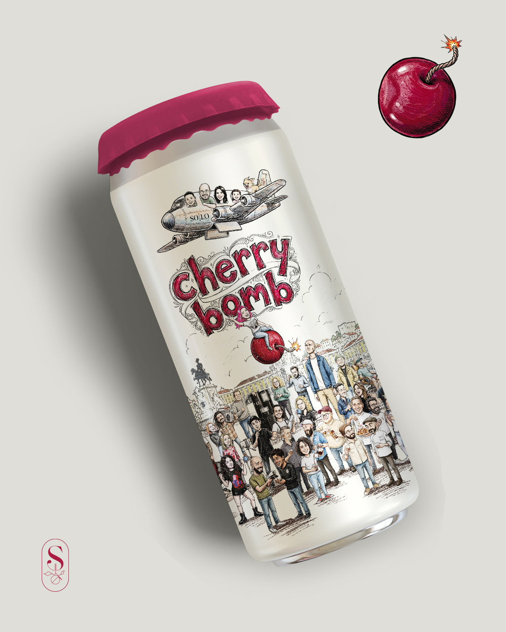 Cherry Bomb cofermented natural by Solo Brewing