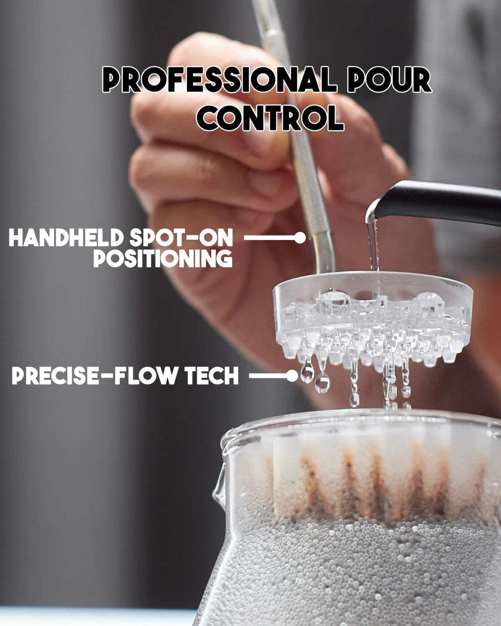Melodrip Pour Over Coffee Tool Grey Finish