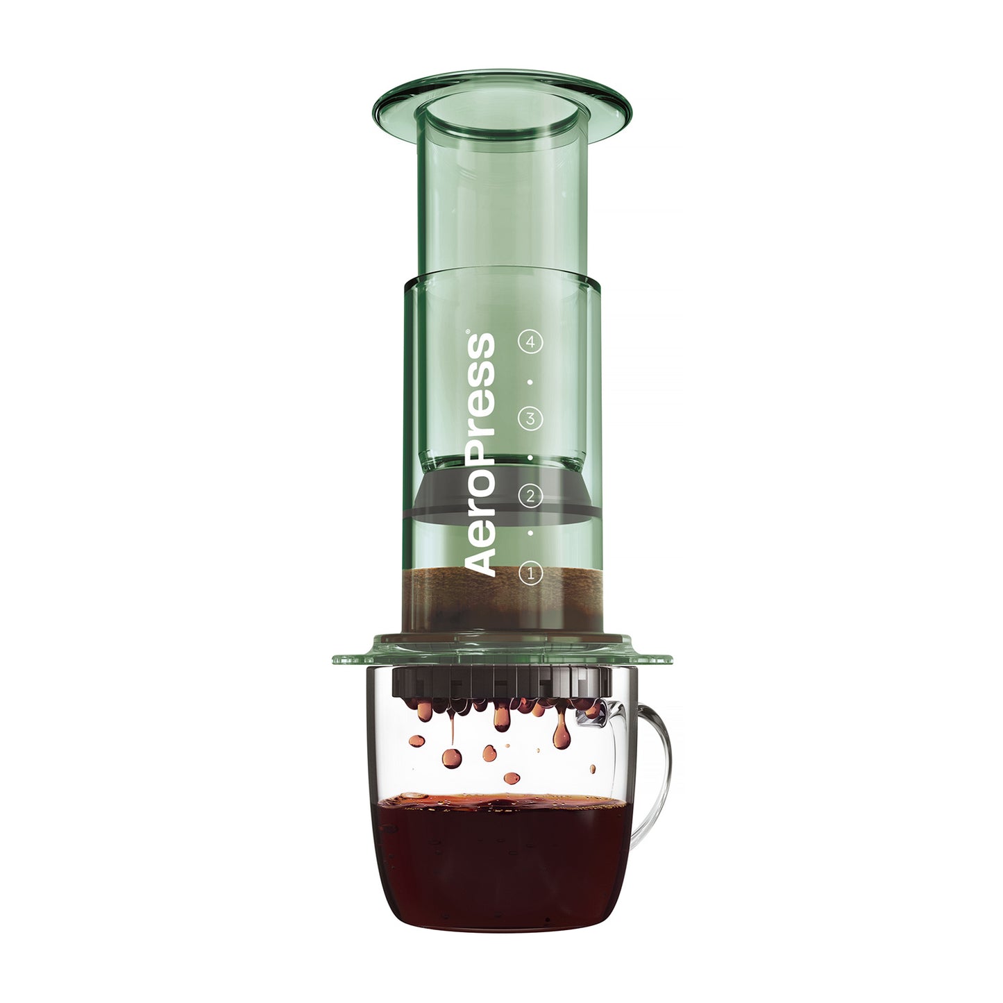 AEROPRESS ROJO TRANSPARENTE