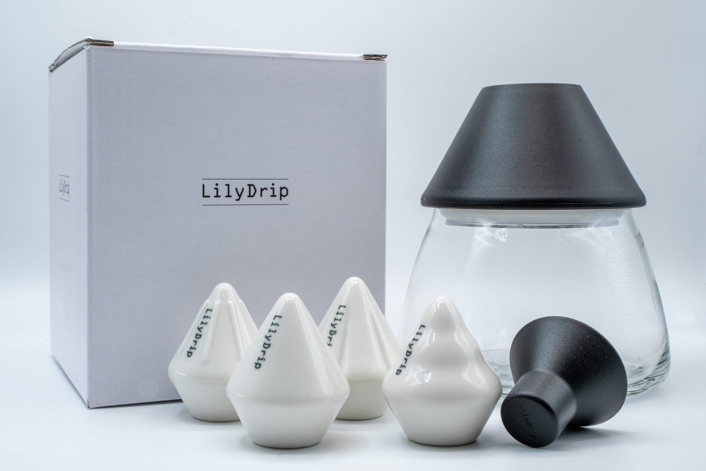 LilyDrip Family – Ceramic Pour Over Coffee Maker Set
